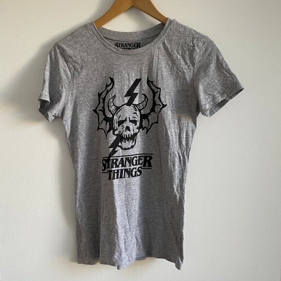 Stranger Things - Official Grey T-Shirt - Picture 1 of 4